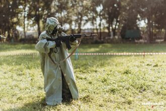 LASERWAR на «Зарнице 2.0»: Бег с тагером по песчаной тропе «Авангарда» — №326