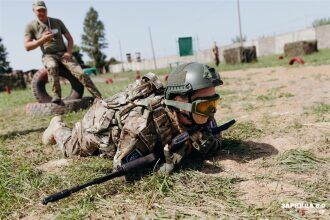 LASERWAR на «Зарнице 2.0»: Низкая стойка в сухой траве с тагером — №416