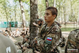 «Зарница 2.0»: Групповой портрет отряда на полигоне — №433