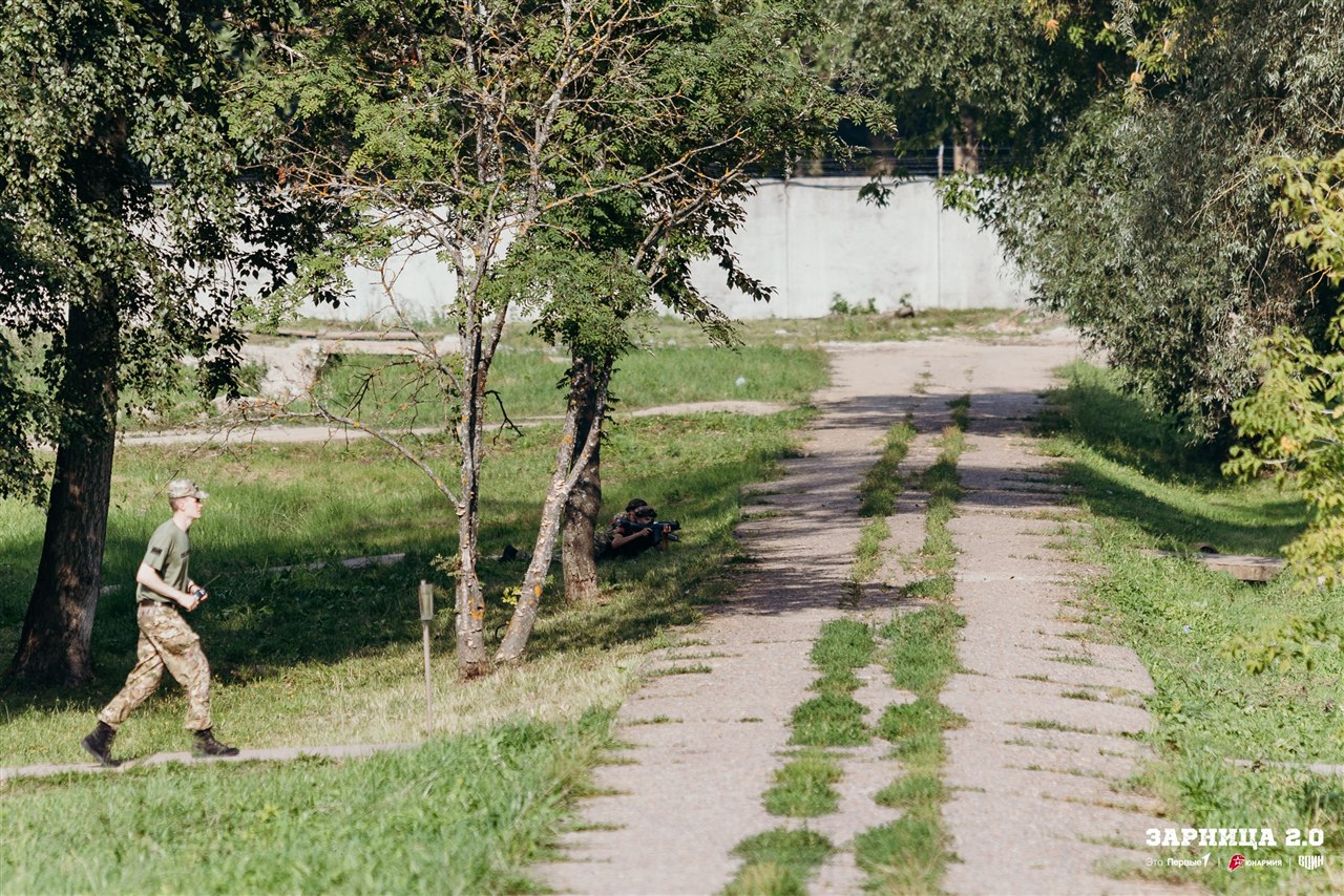 Лагерь «Авангард», лазертаг: Церемониальный кадр игрового дня — №598
