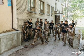 Лагерь «Авангард», лазертаг: Работа в паре на тактическом участке — №640