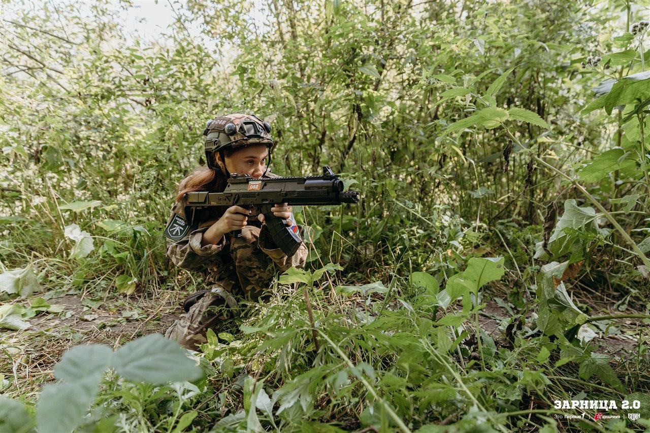 Фото «Зарницы 2.0»: Скрытная позиция в зелени на полигоне — №648