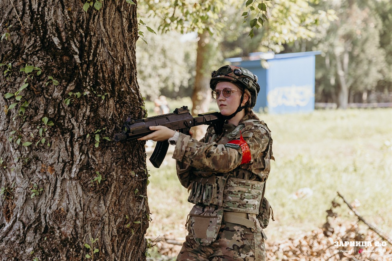 LASERWAR на «Зарнице 2.0»: Низкая стойка в сухой траве с тагером — №656
