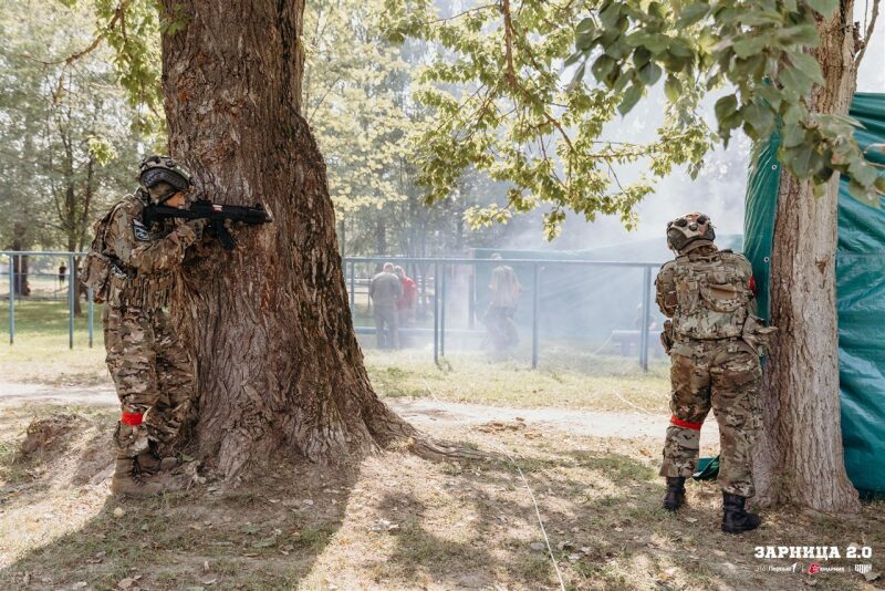 Фото «Зарницы 2.0»: Низкая стойка в сухой траве с тагером — №816