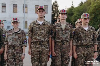 Фото «Зарницы 2.0»: Наблюдение с возвышенности полигона — №876
