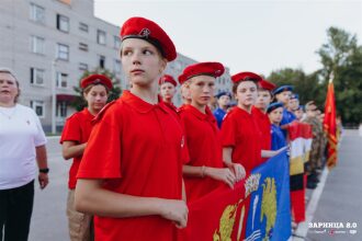 «Зарница 2.0»: Отряд проходит мимо бетонного сооружения — №895