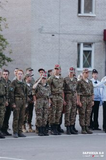 Турнир «Зарницы 2.0» LASERWAR: Ряд тактических шлемов в построении — №905