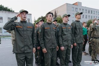 Турнир «Зарницы 2.0» LASERWAR: Отряд проходит мимо бетонного сооружения — №935