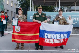 Фото «Зарницы 2.0»: Широкий кадр строя на тренировочном поле — №978