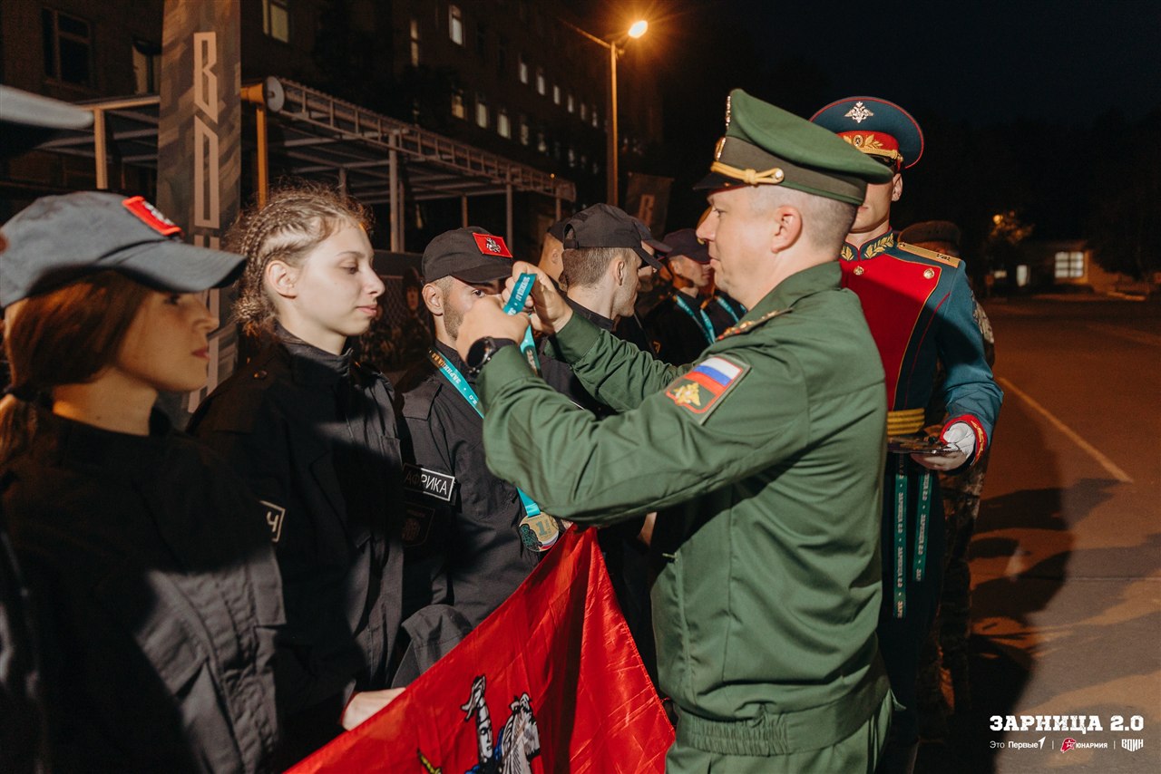 LASERWAR на «Зарнице 2.0»: Широкий кадр строя на тренировочном поле — №1058