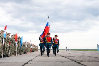 «Зарница 2.0»: прицеливание из-за насыпи на лазертаг-миссии на «Зарнице 2.0»