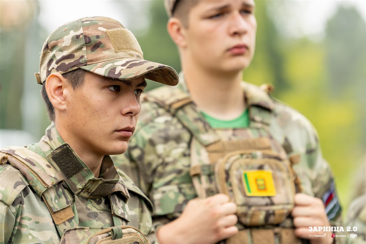 Лагерь «Авангард», лазертаг: панорама полигона в день «Зарницы 2.0» в лагере «Авангард»