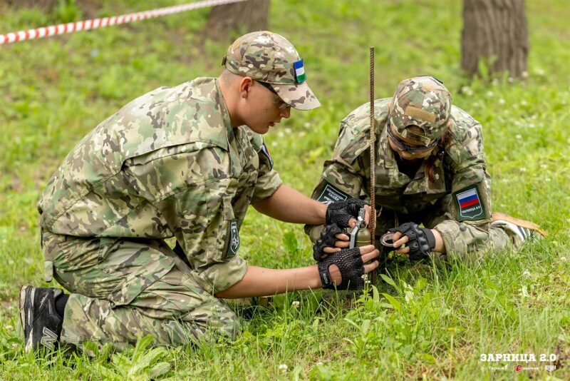 «Зарница 2.0»: Ряд тактических шлемов в построении — №145