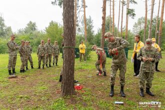 Турнир «Зарницы 2.0» LASERWAR: Линия полевых палаток базы «Авангард» — №293