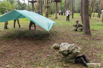 LASERWAR на «Зарнице 2.0»: Бег с тагером по песчаной тропе «Авангарда» — №566