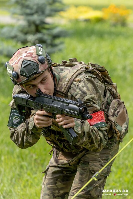 Фото «Зарницы 2.0»: Низкая стойка в сухой траве с тагером — №816