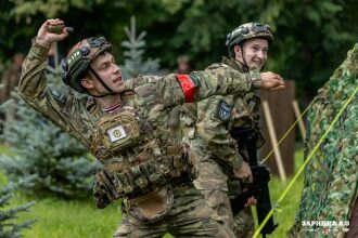 Лагерь «Авангард», лазертаг: Динамичный манёвр группы LASERWAR — №820