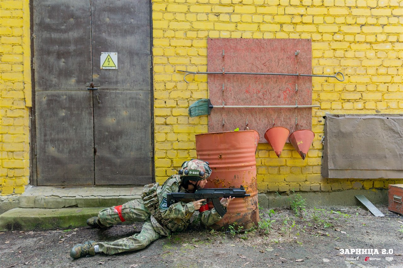 «Зарница 2.0»: Группа с тагерами LASERWAR в камуфляже — №883