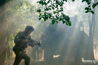 LASERWAR на «Зарнице 2.0»: Низкая стойка в сухой траве с тагером — №896
