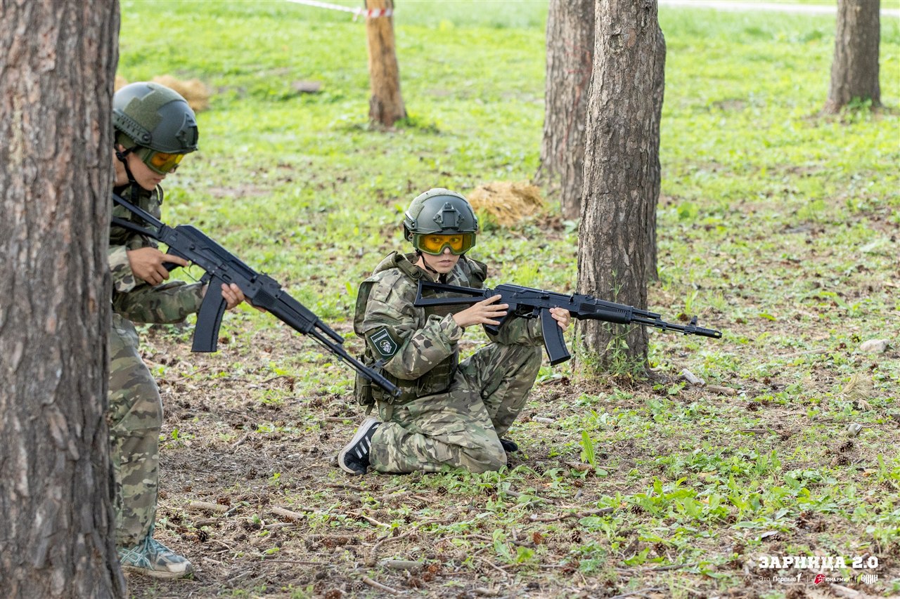Фото «Зарницы 2.0»: Наблюдение с возвышенности полигона — №996