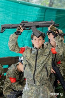 «Зарница 2.0»: Прицеливание из-за насыпи на лазертаг-миссии — №1087
