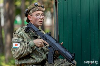 LASERWAR на «Зарнице 2.0»: Бег с тагером по песчаной тропе «Авангарда» — №1166