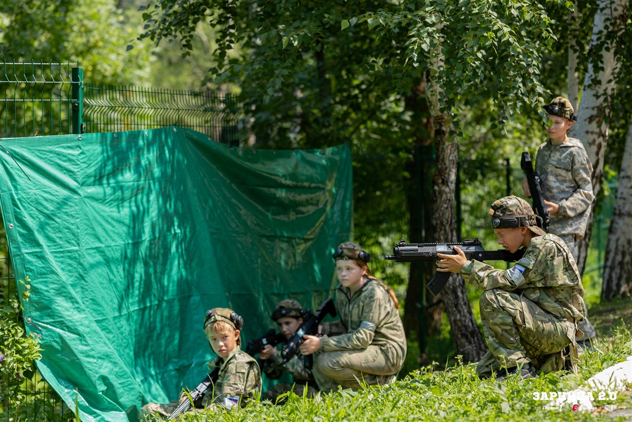 Турнир «Зарницы 2.0» LASERWAR: Укрытие за стволом дерева на миссии — №1181