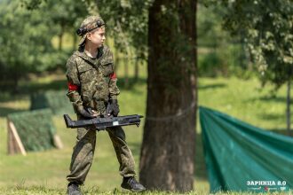 «Зарница 2.0»: Привал у палаток лагеря «Авангард» — №1189