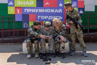 Фото «Зарницы 2.0»: Скрытная позиция в зелени на полигоне — №1248