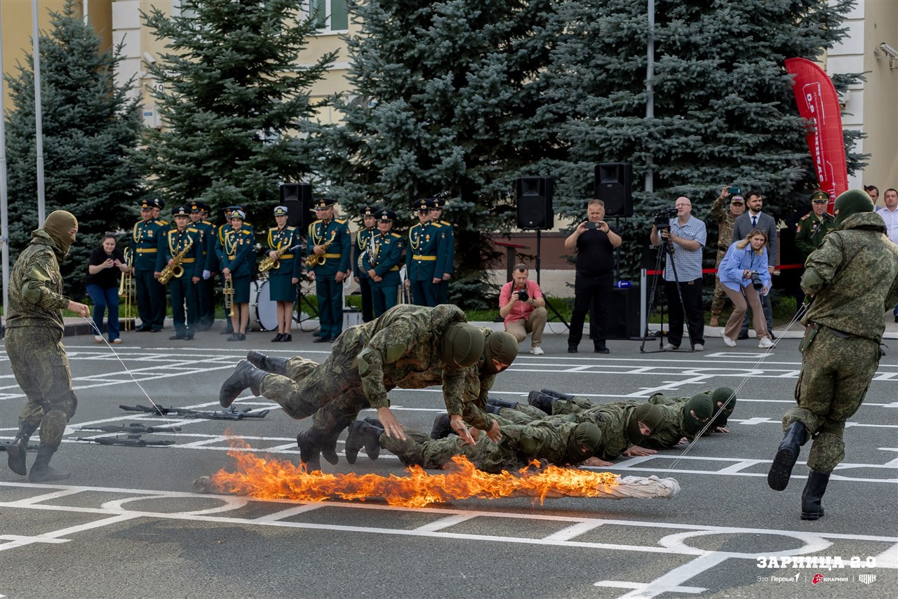 Фото «Зарницы 2.0»: Песчаный полигон с маркировкой сценария — №1302