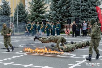 LASERWAR на «Зарнице 2.0»: Полный рост: камуфляж и берцы на плацу — №1304