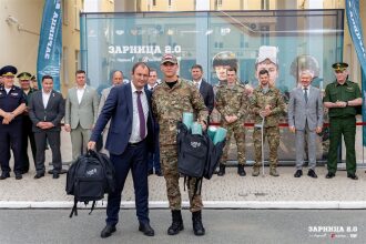 «Зарница 2.0»: Отряд проходит мимо бетонного сооружения — №1375