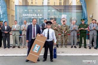 LASERWAR на «Зарнице 2.0»: Низкая стойка в сухой траве с тагером — №1376
