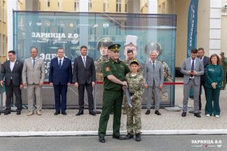 Лагерь «Авангард», лазертаг: Наблюдение с возвышенности полигона — №1396