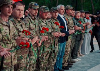 «Зарница 2.0»: укрытие за стволом дерева на миссии на «Зарнице 2.0»