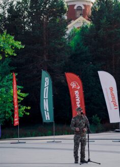 «Зарница 2.0»: оборона у укрытия на лазертаг-полигоне на «Зарнице 2.0»