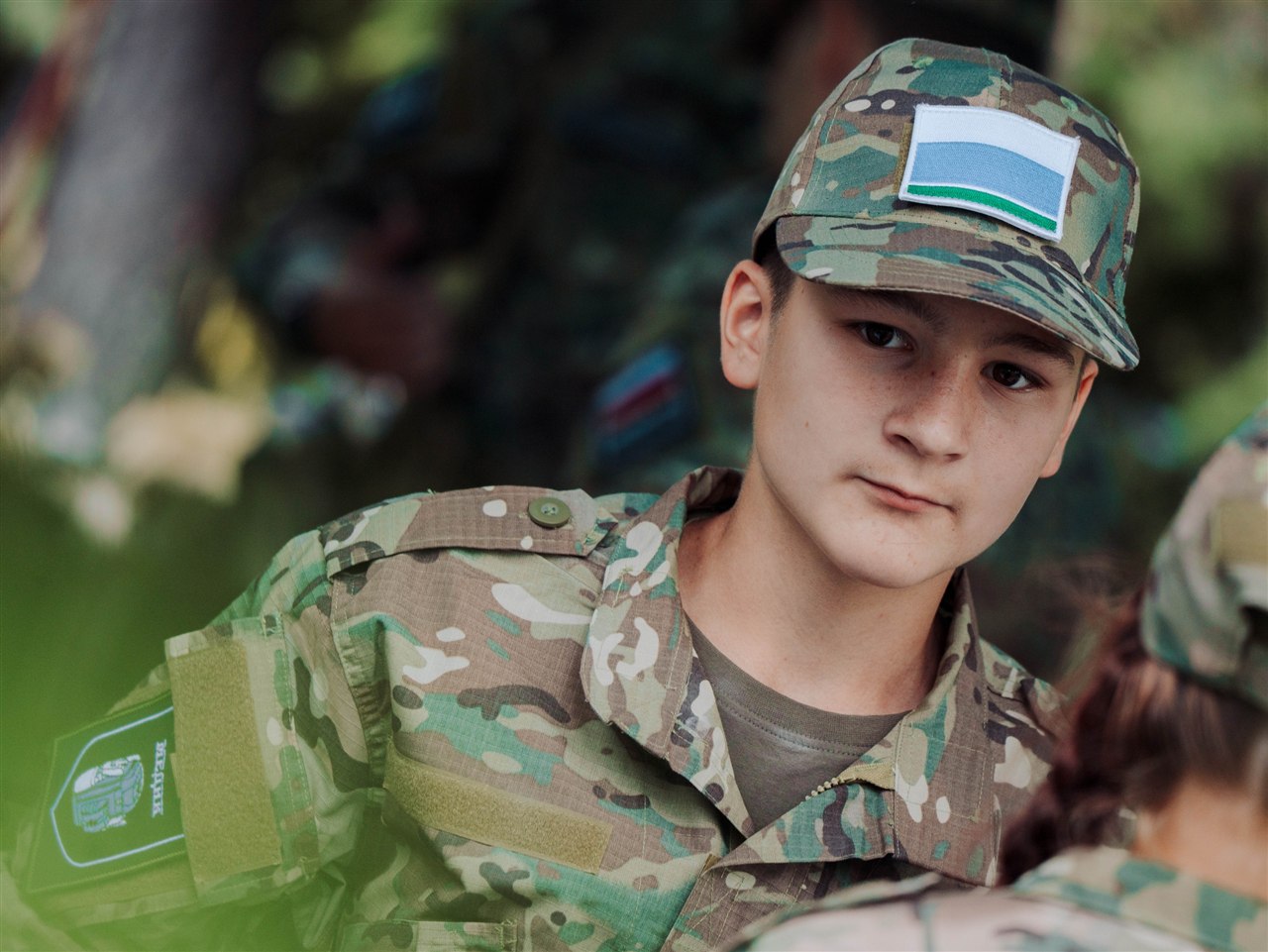 Лагерь «Авангард», лазертаг: Скрытная позиция в зелени на полигоне — №328