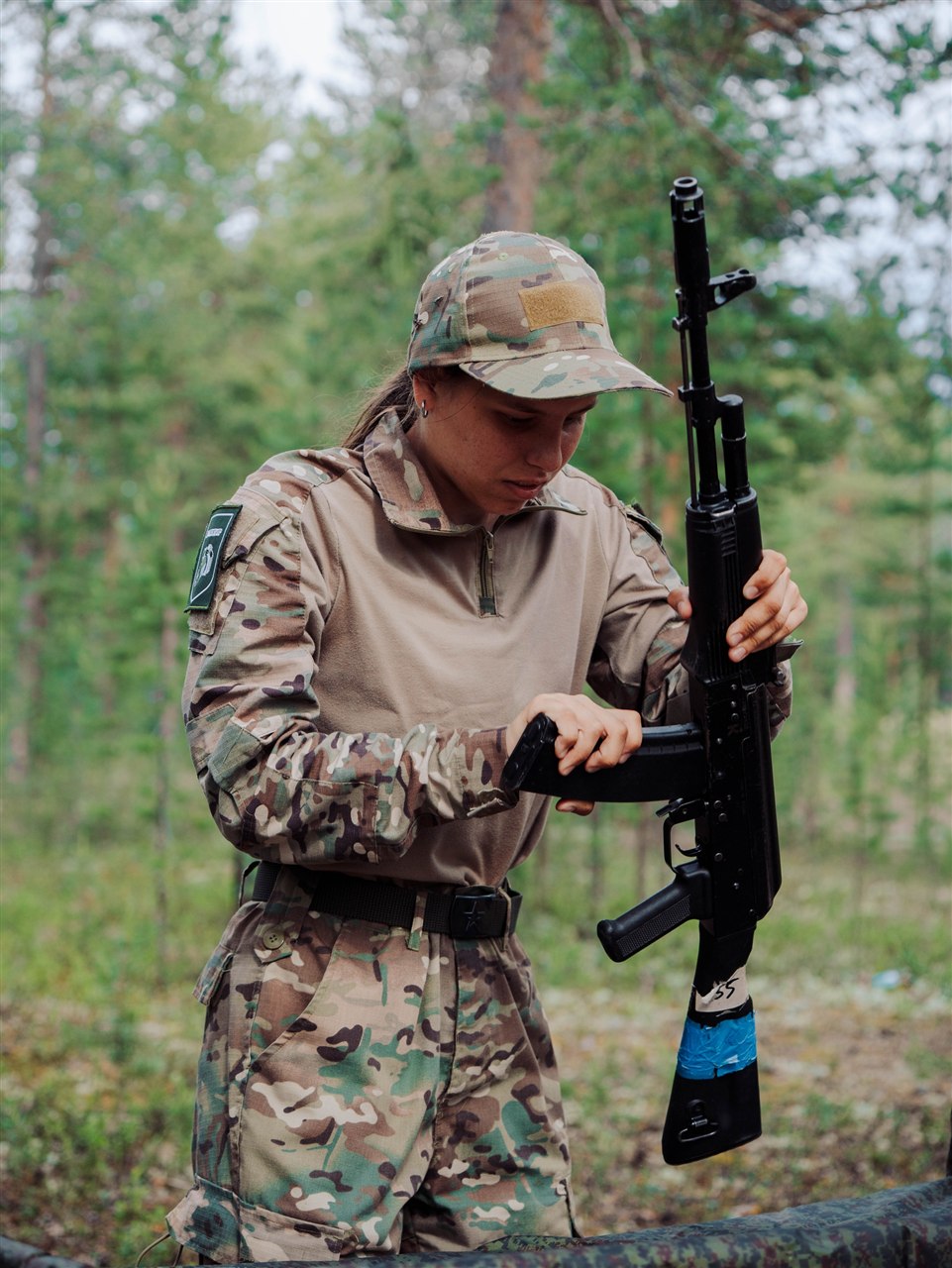 LASERWAR на «Зарнице 2.0»: Широкий кадр строя на тренировочном поле — №338