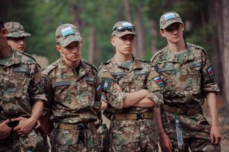 «Зарница 2.0»: Привал у палаток лагеря «Авангард» — №349