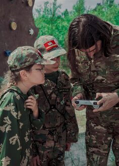 Фото «Зарницы 2.0»: Сбор команды у информационного маркера — №390