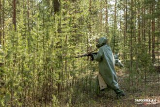 LASERWAR на «Зарнице 2.0»: Портрет бойца в шлеме LASERWAR — №410