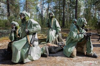 Фото «Зарницы 2.0»: Песчаный полигон с маркировкой сценария — №582