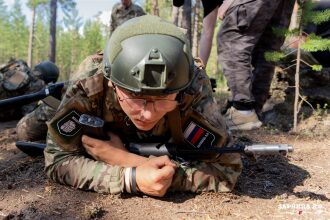 Турнир «Зарницы 2.0» LASERWAR: Контроль рубежа на открытом участке — №587