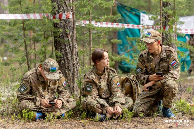 Фото «Зарницы 2.0»: Наблюдение с возвышенности полигона — №756