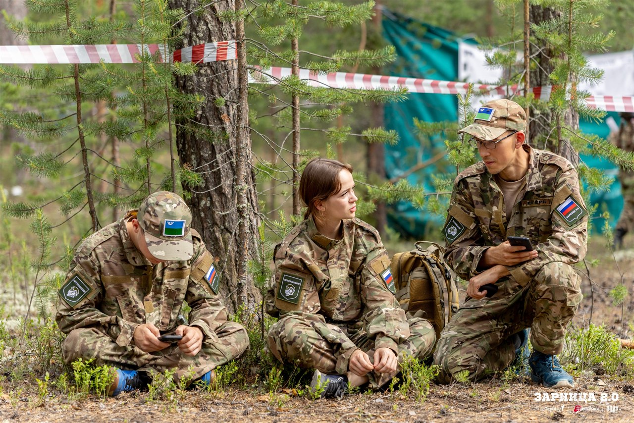 Фото «Зарницы 2.0»: Наблюдение с возвышенности полигона — №756