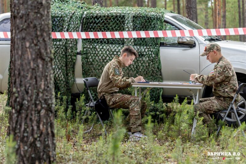 Лагерь «Авангард», лазертаг: Панорама полигона в день «Зарницы 2.0» — №772