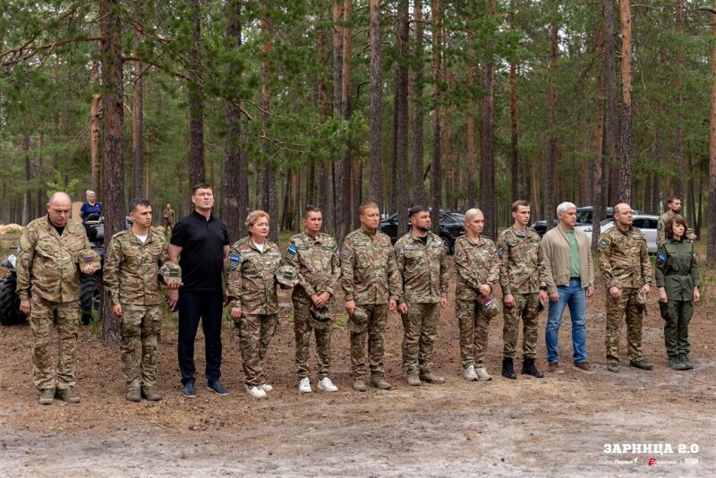 Турнир «Зарницы 2.0» LASERWAR: Ряд тактических шлемов в построении — №1025