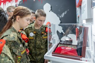 Лагерь «Авангард», лазертаг: Церемониальный кадр игрового дня — №1078