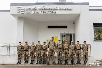 «Зарница 2.0»: Ряд тактических шлемов в построении — №1105