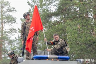 LASERWAR на «Зарнице 2.0»: Бег с тагером по песчаной тропе «Авангарда» — №1286
